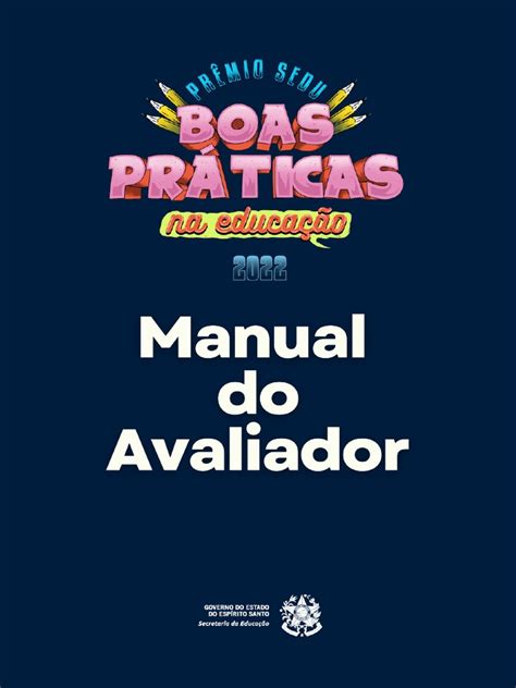 Manual do Avaliador .